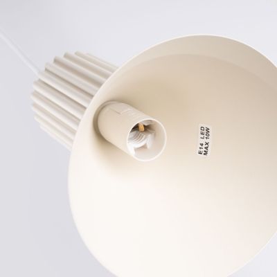 Sollux Lighting Estria lampa wisząca 1x10 W beżowa SL.1870