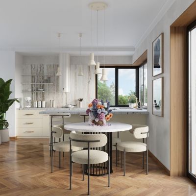 Sollux Lighting Estria lampa wisząca 1x10 W beżowa SL.1870