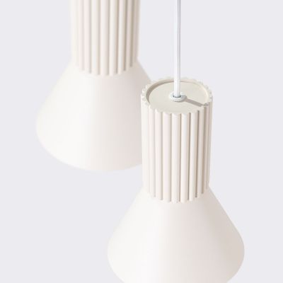 Sollux Lighting Estria lampa wisząca 3x10 W biała SL.1871
