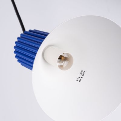 Sollux Lighting Estria lampa wisząca 3x10 W biała/niebieska SL.1875