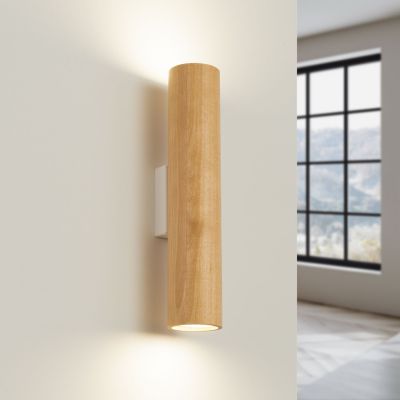 Sollux Lighting Lino kinkiet 2x10 W drewno SL.1878