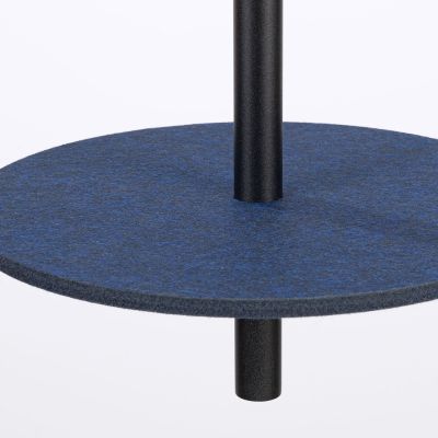 Sollux Lighting Feltro lampa wisząca 1x8 W czarna/niebieska SL.1881