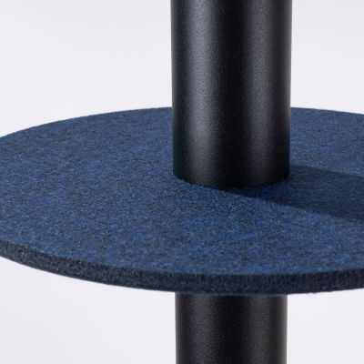 Sollux Lighting Pelta lampa wisząca 1x10 W czarna/niebieska SL.1884