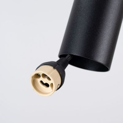 Sollux Lighting Pelta lampa wisząca 1x10 W czarna/niebieska SL.1884