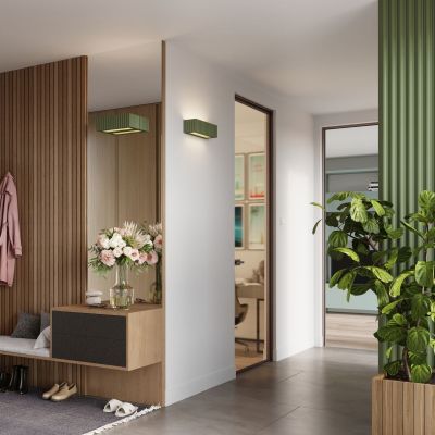 Sollux Lighting Rigata kinkiet 1x15 W zielony SL.1888