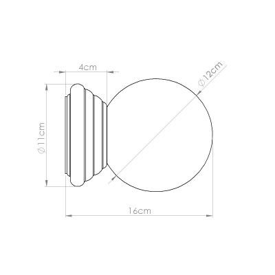 Sollux Lighting Zori kinkiet 1x8 W zielony SL.1894