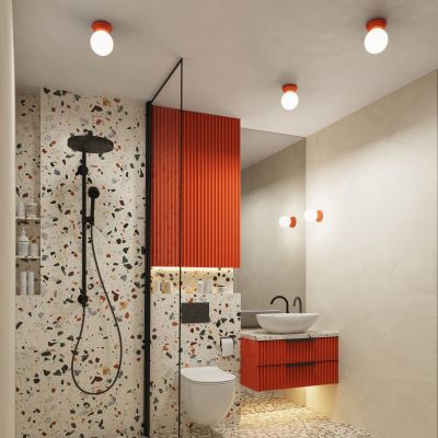 Sollux Lighting Zori kinkiet 1x8 W czerwony SL.1895