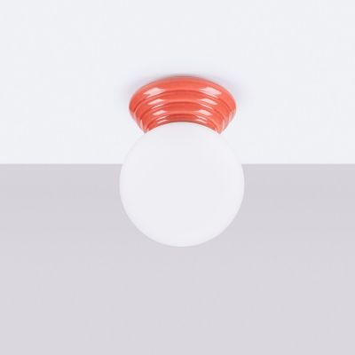 Sollux Lighting Zori lampa podsufitowa 1x8 W czerwona SL.1901