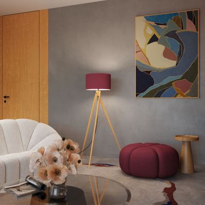 Sollux Lighting Natt lampa stojąca 1x15 W burgund SL.1907