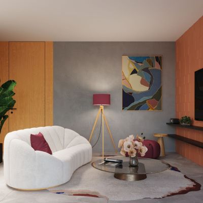 Sollux Lighting Natt lampa stojąca 1x15 W burgund SL.1907