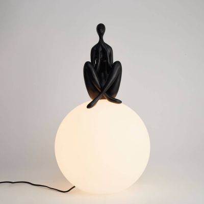 Step Into Design Woman lampa stołowa 1x40 W biała ST-6020-CBLACK