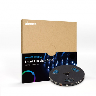 Sonoff L1 przedłużenie taśmy LED 24W 200 cm czarny 5050RGB-2M
