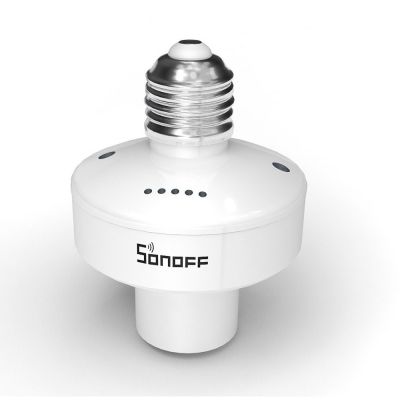 Sonoff Slampher R2 gniazdo-adapter żarówki WiFi + RF 433 E27 biały IM190528001
