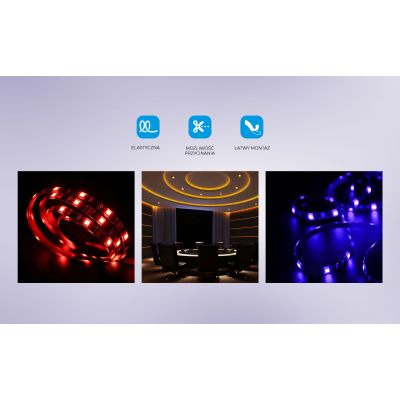 Sonoff L1 RGB inteligentna taśma LED 24W 500 cm czarny IM180529002