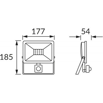 Strühm Kroma naświetlacz 30 W 4200K szary 03606
