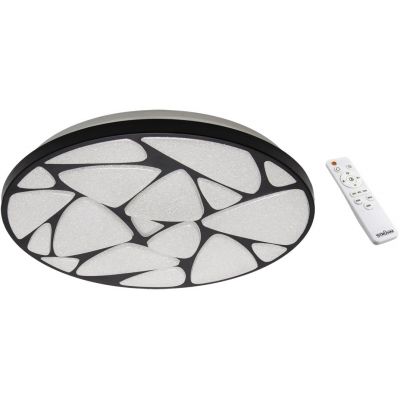 Strühm Mineral plafon 1x48 W czarny 03726