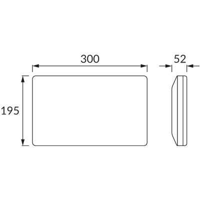 Strühm Morgan kinkiet zewnętrzny 1x12 W biały 03733