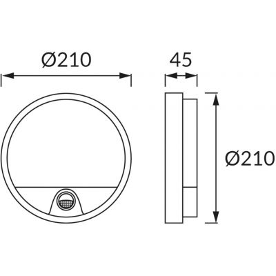 Strühm Pedro kinkiet zewnętrzny 1x15 W biały 03794