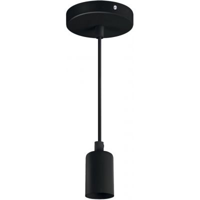 Strühm Uno lampa wisząca 1x40 W czarna 03811