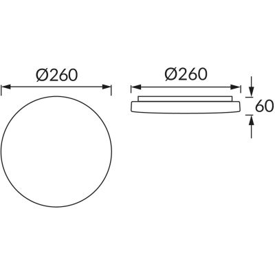 Strühm Urania plafon 1x12 W biały 03825
