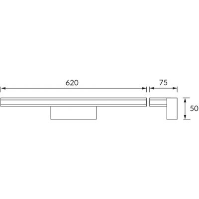 Strühm Brego kinkiet 1x14 W chrom 03973