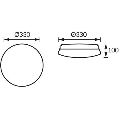 Strühm Stig plafon 2x13 W biały 04138