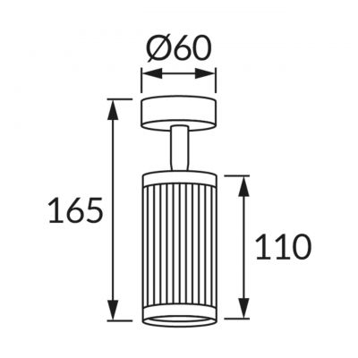 Strühm Frida kinkiet 1x35 W czarny/chrom 04199