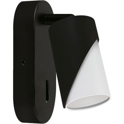 Strühm Zebra kinkiet 1x35 W biały/czarny 04216