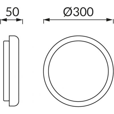 Strühm Edytor plafon zewnętrzny 1x21 W biała 04336