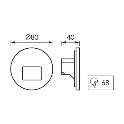 Strühm Wektor lampa przypodłogowa 1x1,2 W biała 04859