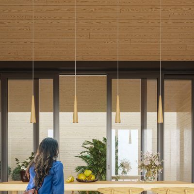 Sollux Lighting Sula lampa wisząca 3x40W biała/drewno SL.1101