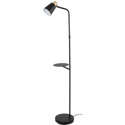 Rabalux Azim lampa stojąca 1x40 W czarna-drewno 74229