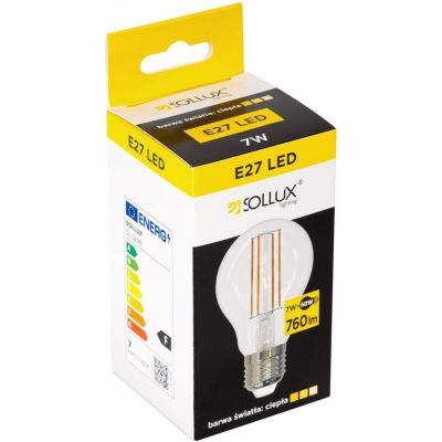 Sollux Lighting żarówka LED 1x7 W 3000 K E27 SL.1208