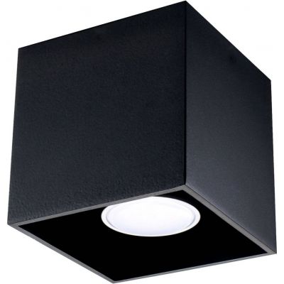 Sollux Lighting Quad lampa podsufitowa 1x40W czarna SL.0022