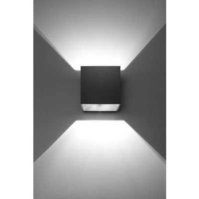 Sollux Lighting Quad kinkiet 1x40W czarny SL.0057