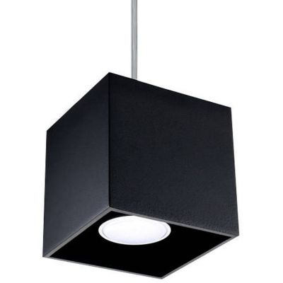 Sollux Lighting Quad lampa wisząca 1x40W czarna SL.0060