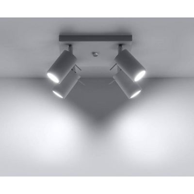 Sollux Lighting Ring lampa podsufitowa 4x40W biała SL.0090