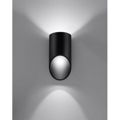 Sollux Lighting Penne kinkiet 1x40W czarny SL.0113