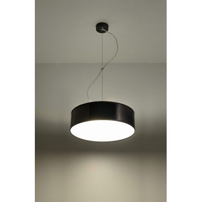 Sollux Lighting Arena lampa wisząca 2x60W czarna SL.0115