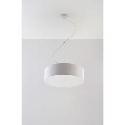 Sollux Lighting Arena lampa wisząca 2x60W biała SL.0117