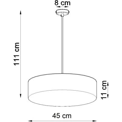 Sollux Lighting Arena lampa wisząca 3x60W biała SL.0120