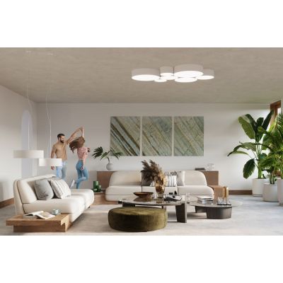 Sollux Lighting Arena plafon 2x60W biały SL.0123