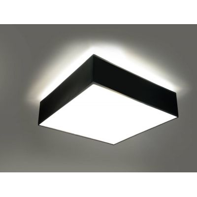 Sollux Lighting Horus plafon 2x60W czarny SL.0136