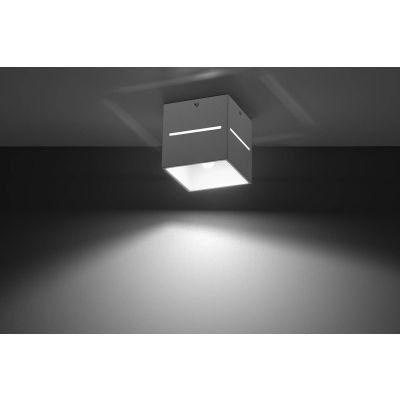 Sollux Lighting Lobo lampa podsufitowa 1x40W biała SL.0209