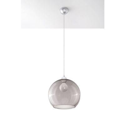 Sollux Lighting Ball lampa wisząca 1x60W grafit SL.0250