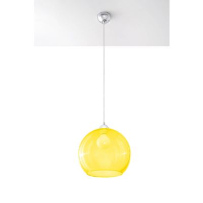 Sollux Lighting Ball lampa wisząca 1x60W żółta SL.0252