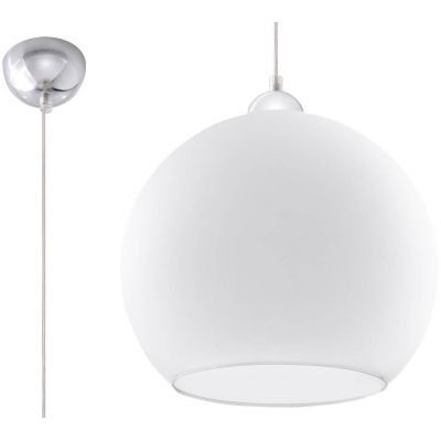 Sollux Lighting Ball lampa wisząca 1x60W biała SL.0256