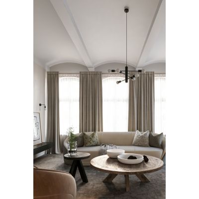 Sollux Lighting Duomo 3D lampa wisząca 3x60W czarna SL.0303