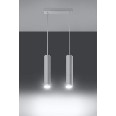 Sollux Lighting Lagos lampa wisząca 2x40W biała SL.0324