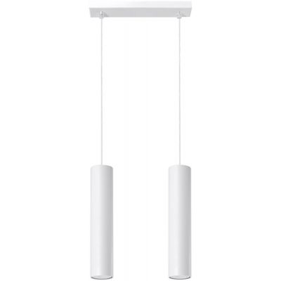 Sollux Lighting Lagos lampa wisząca 2x40W biała SL.0324
